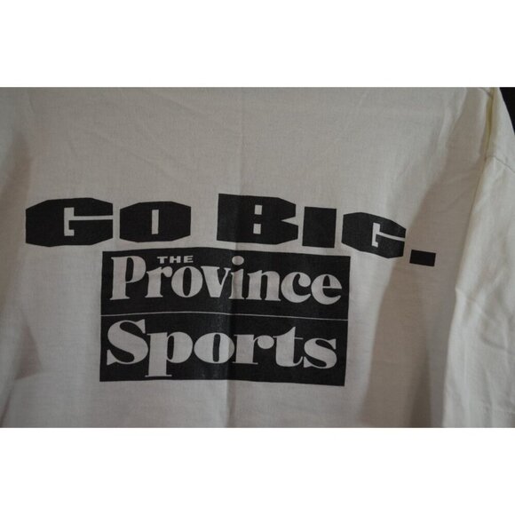 25th Anniversary Vancouver International Marathon 1996 Crew Large White FOTL Vtg - Picture 5 of 10